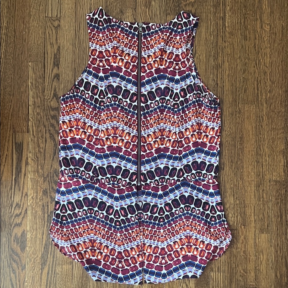 Sam Edelman Jewel Design Multicolor Geometric Tank Top - Picture 4 of 4